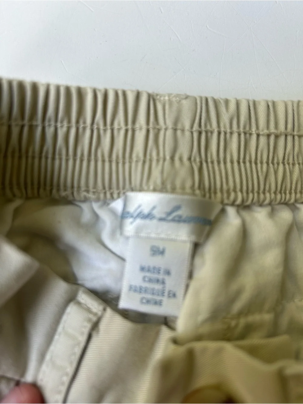 Ralph Lauren Light Khaki Kids Cotton Pants